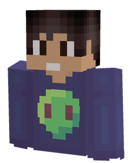 Black skin: bust render