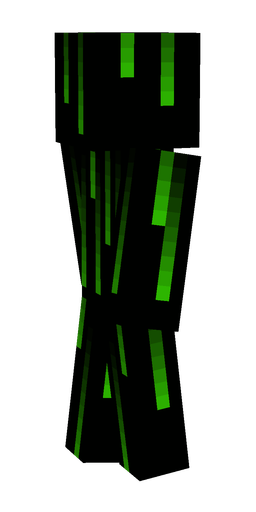 Black skin: body, left side render
