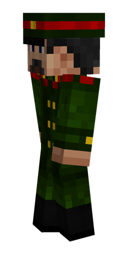 Black skin: body, left side render