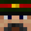 Black skin: face render