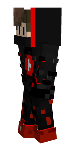 Black skin: body, left side render