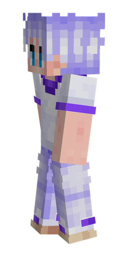 Blue skin: body, left side render