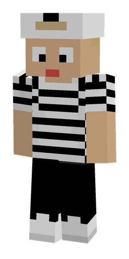 Black skin: body, front render