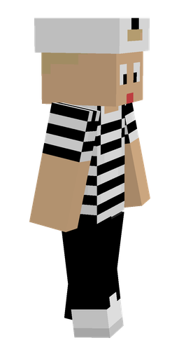 Black skin: body, right side render