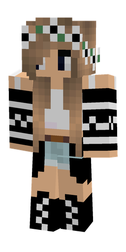 Black skin: body, front render