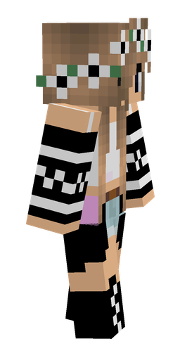 Black skin: body, right side render
