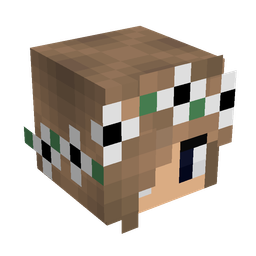 Black skin: head render