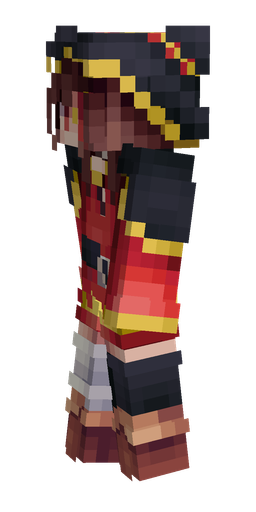 Black skin: body, left side render