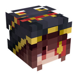 Black skin: head render
