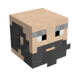 Black skin: head render