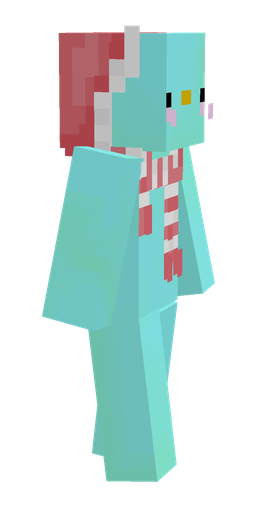 Blue skin: body, right side render