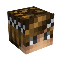 Black skin: head render