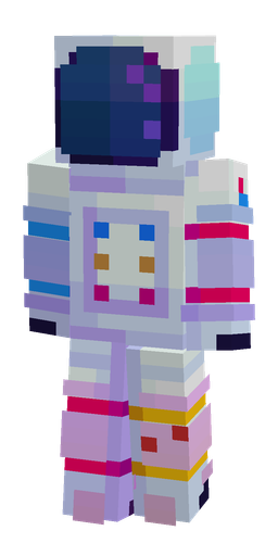 Blue skin: body, front render