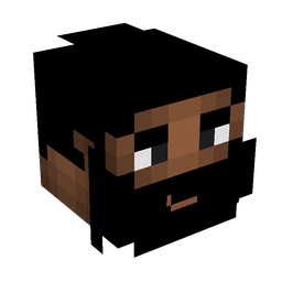 Black skin: head render