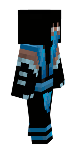 Black skin: body, right side render