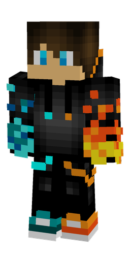 Black skin: body, front render