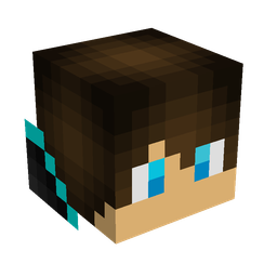 Black skin: head render