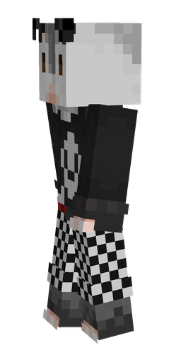 Black skin: body, left side render
