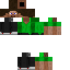 Black skin: raw texture render