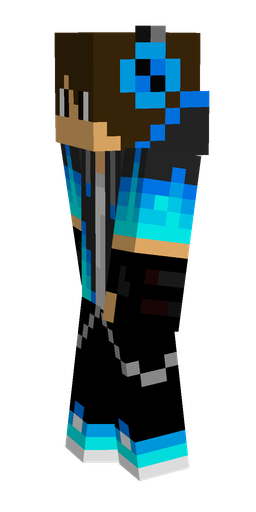 Black skin: body, left side render