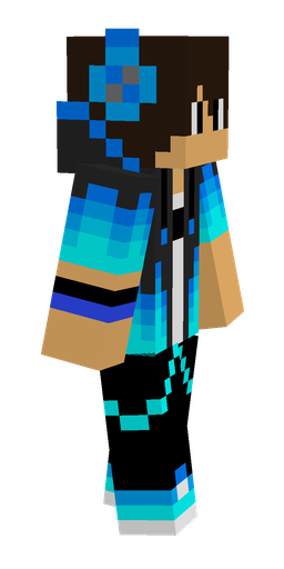 Black skin: body, right side render