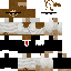 Black skin: raw texture render