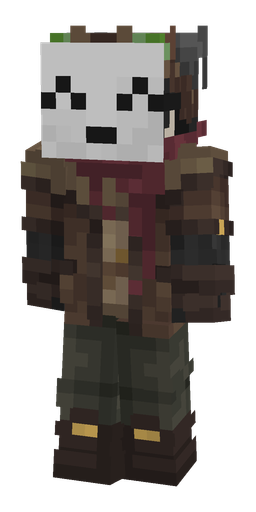 Black skin: body, front render