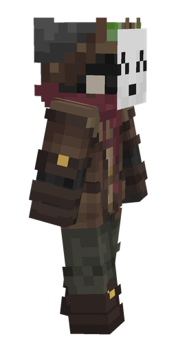 Black skin: body, right side render