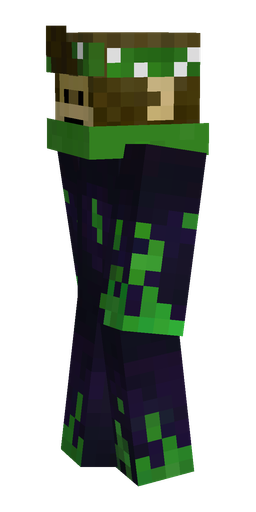 Black skin: body, left side render