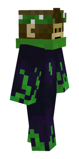 Black skin: body, right side render
