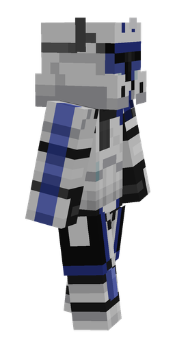 Black skin: body, right side render