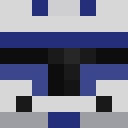Black skin: face render