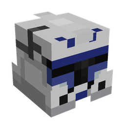 Black skin: head render