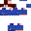 Blue skin: raw texture render