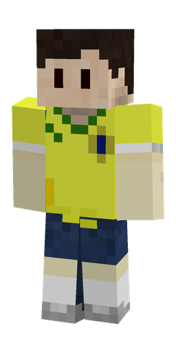 Blue skin: body, front render