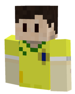 Blue skin: bust render