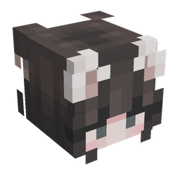 Black skin: head render