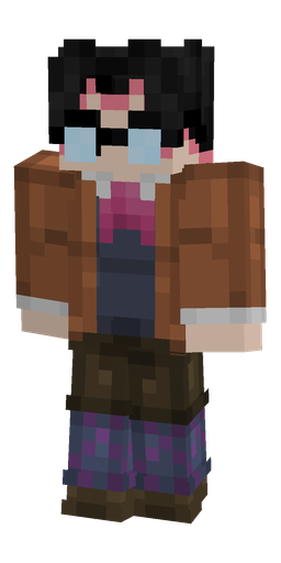 Blue skin: body, front render