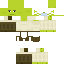 Green skin: raw texture render
