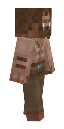 Brown skin: body, right side render