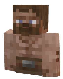 Brown skin: bust render