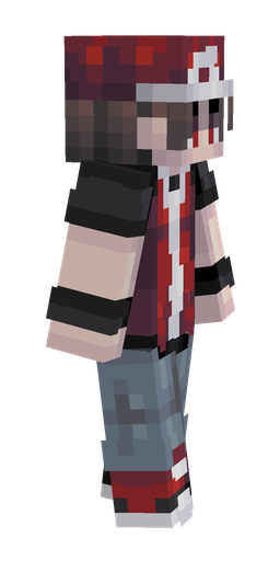 Black skin: body, right side render
