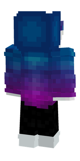 Black skin: body, back render