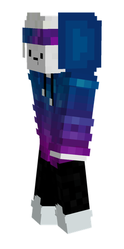 Black skin: body, left side render