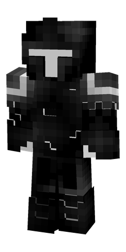 Black skin: body, front render
