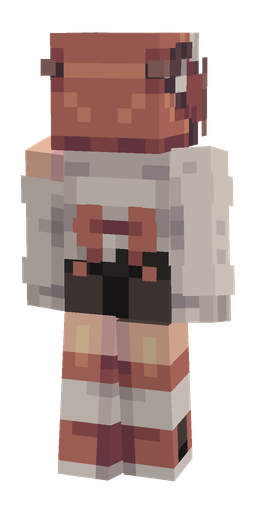Orange skin: body, back render