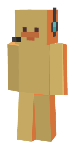 Orange skin: body, front render