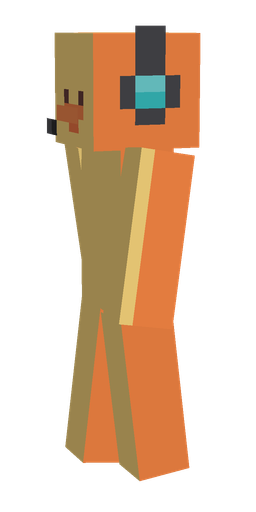 Orange skin: body, left side render