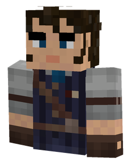 Black skin: bust render