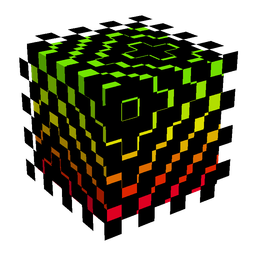 Black skin: head render
